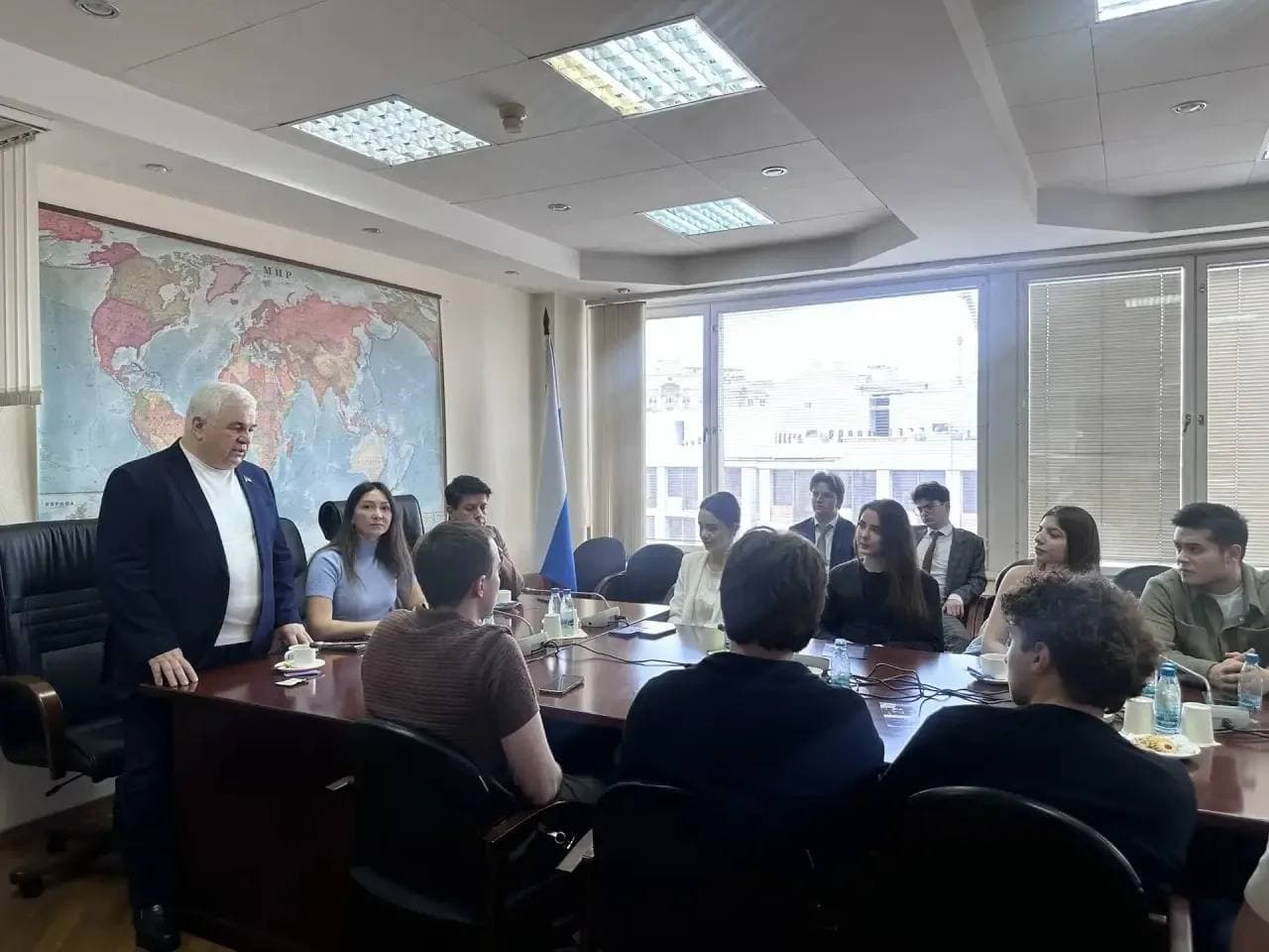 🇷🇺 В Государственной Думе состоялась встреча Сообщества студентов СНГ с представителями грузинских землячеств российских вузов.