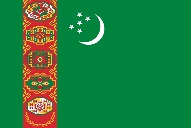 Флаг — Туркменистан